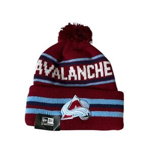 Colorado Avalanche New Era Knit Pom Beanie NHL Winter Cap